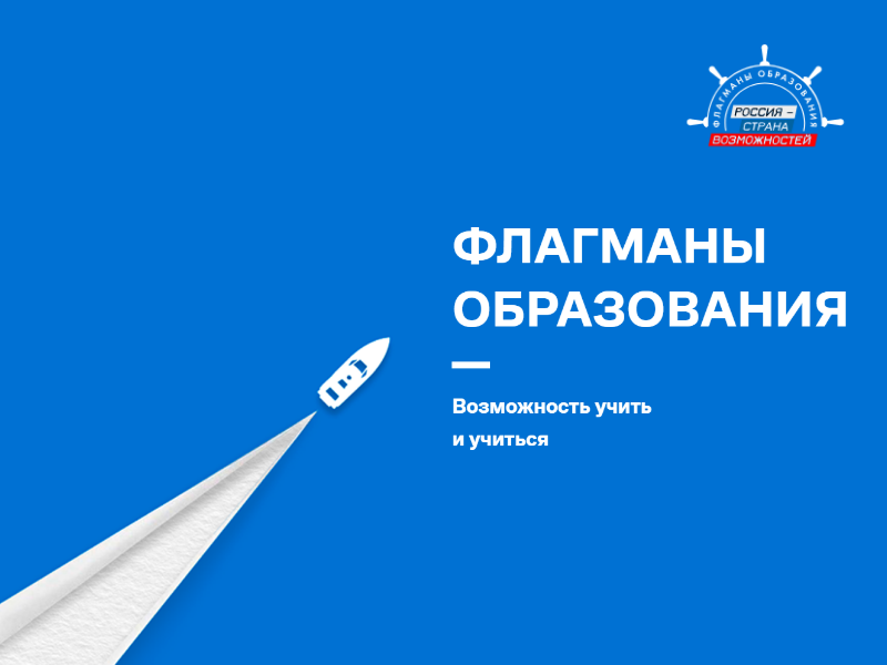 Проект &amp;quot;Флагман образования&amp;quot;.